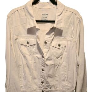 Old Navy Light White Denim Jacket